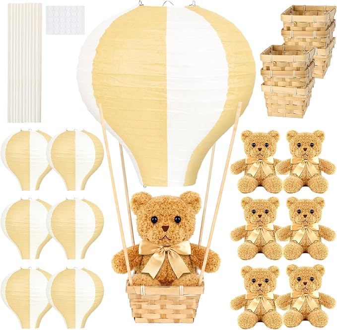 6 Sets Hot Air Balloon Decorations Table Centerpieces by ACMEE