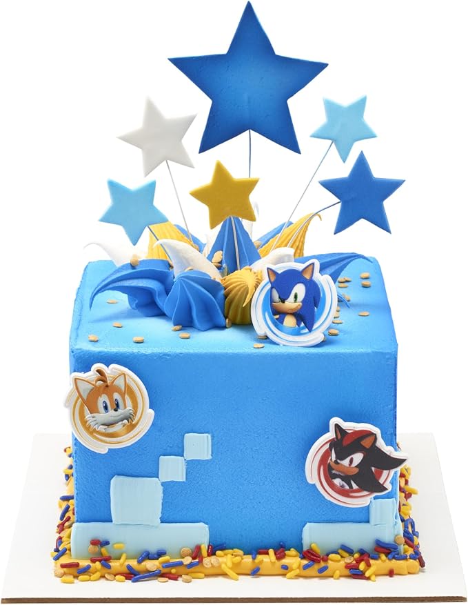 DecoPac Sonic the Hedgehog Rings, Cupcake Decorations Featuring Sonic, and - Image 9