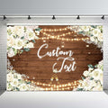 MEHOFOND 8x6ft Mr and Mrs Custom Backdrop by MEHOFOND