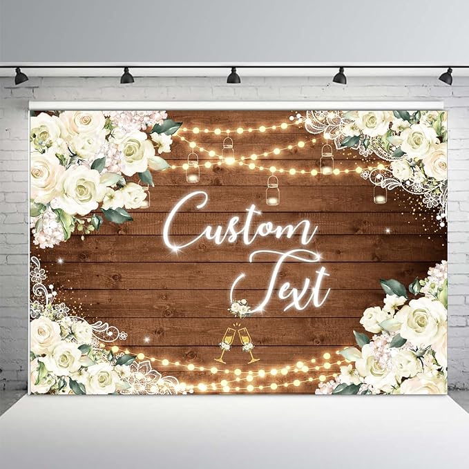 MEHOFOND 7x5ft Mr and Mrs Custom Backdrop by MEHOFOND