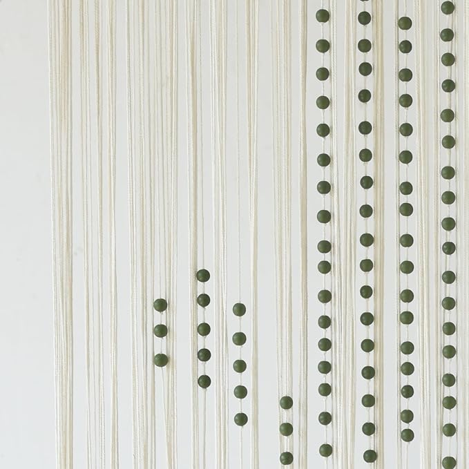 Macrame Curtain Boho Doorway Window Curtain Fiber Art 31" W*70" L | - Image 6