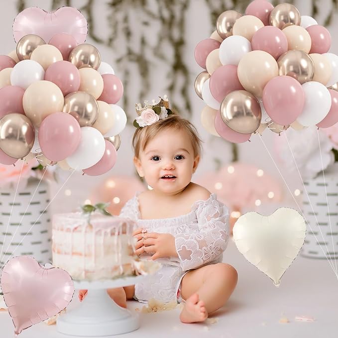 Dusty Pink Balloon Arch Kit - Image 7