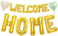 Welcome Home Balloons Green Gold, 40Inch HOME and 16Inch Welcome Foil Balloons by Xinvery