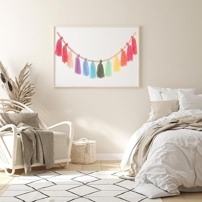 Colorful Tassel Garland Yarn Bunting Banner - Image 5