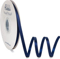 Ribbli Navy Blue Satin Ribbon, Double Faced Satin 1/4 inch x Continuous 50 Yards by Ribbli