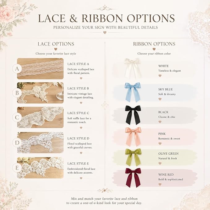 Custom Wedding Welcome Sign Banner, Sheer Fabric Hanging Wedding Entrance Decor - Image 7