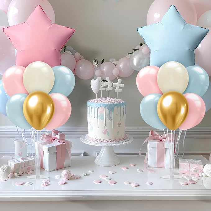 Lunmon 4 Set Boho Gender Reveal Balloon Stand Kit - Image 6