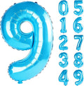 40 Inch Number 9 Balloons for 9th Birthday Party Decorations, 0-100 Jewelry by FOBELEC