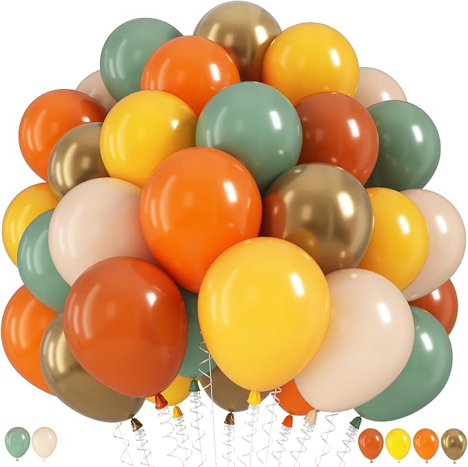 Fall Balloon, Thanksgiving Harvest Birthday Party Decor by HILAVO