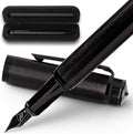 Ellington Pens Elegant Wood Fountain Pen Set – Includes Wooden Pen Box, Ink Converter, 6 Ink Cartridges, and Gift Box – Writing, Calligraphy