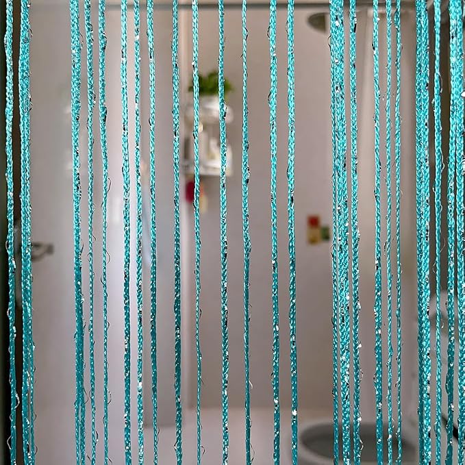 Home Decor Sequin Curtain for Doorway, Door String Curtains, 39x79 inch Hanging - Image 6