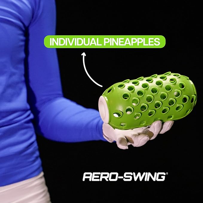 Air Resistance Pineapple Kit, Golf Training Aid, Improves Swing Speed and Accuracy, Add Pineapples to Your Existing Golf Club, Golf Training Equipment.