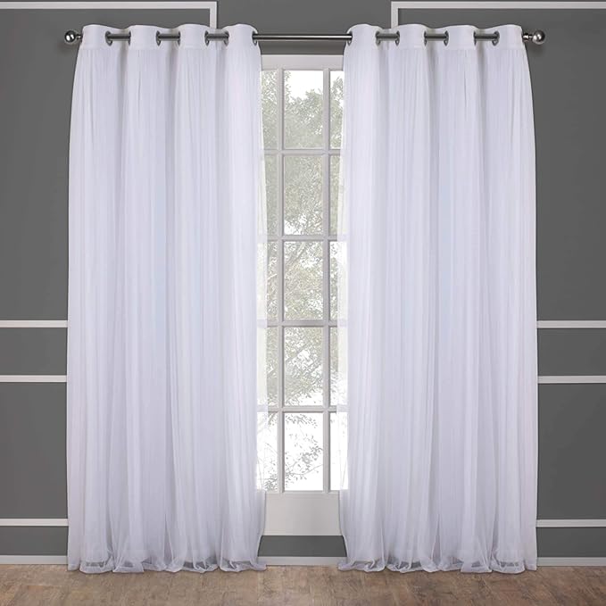 TOWN & COUNTRY LUXE Talia Double Layer Indoor Curtains, Sheer and Room - Image 3