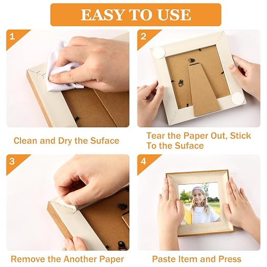 JANYUN 560 Pcs Adhesive Dots, 25 mm Round Putty Clear Sticky Tack - Image 4