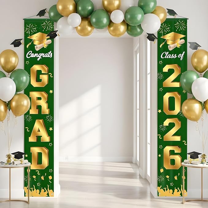 Graduation Decorations 2026 Porch Banner, Congrats Grad Class of 2026 Banner - Image 8