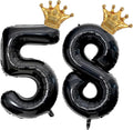 40 inch Large Black 58 Balloon Number by Unknown