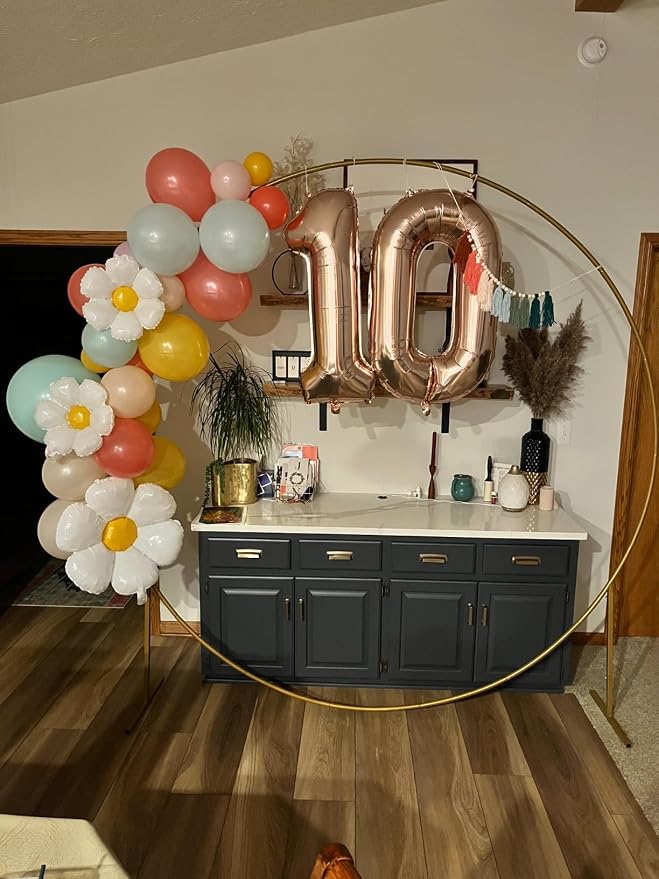 40 Inch Number 18 Balloon for 18th Year Old Birthday Decorations, Rose Gold | - Image 6