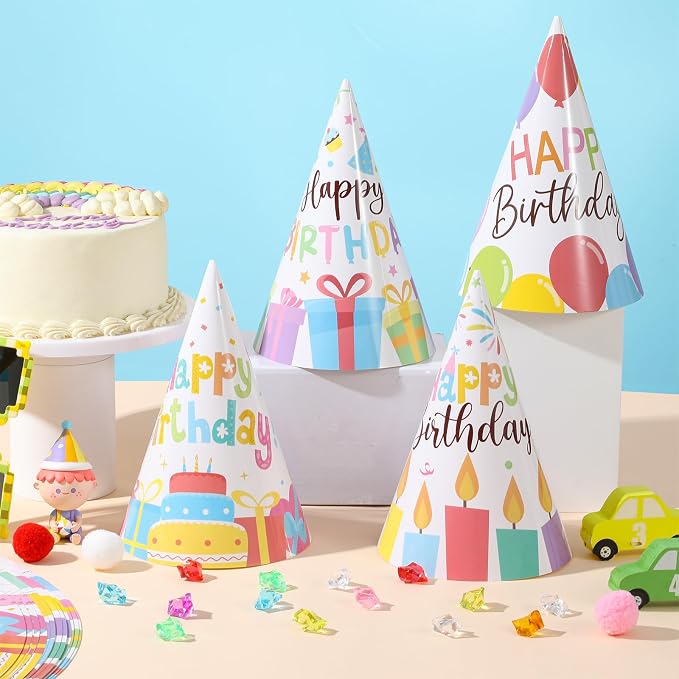 Lonfliness 32Pcs Colorful Party Hats - Image 5