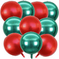 22 Inch Red and Green Foil Balloons by KALOR