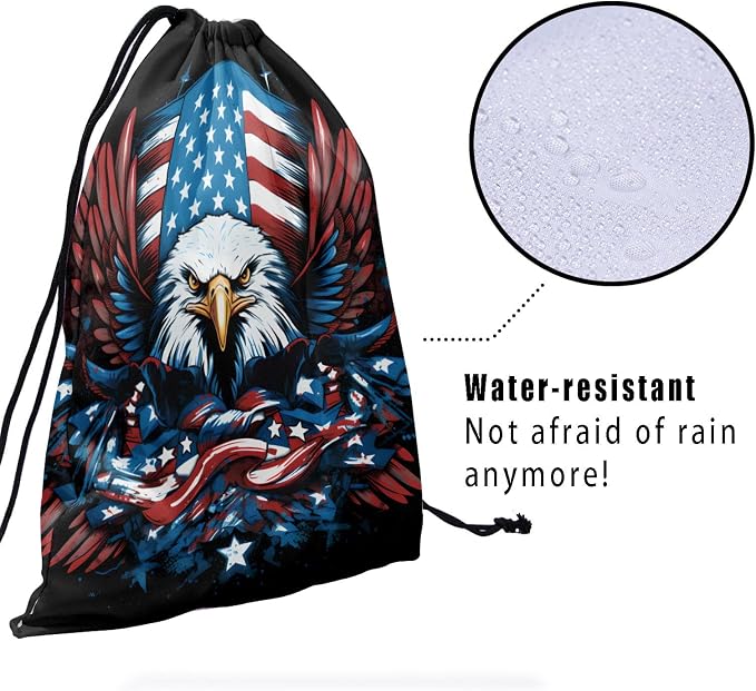 Patriotic Bird Gymnastics Grip Bag - Image 4