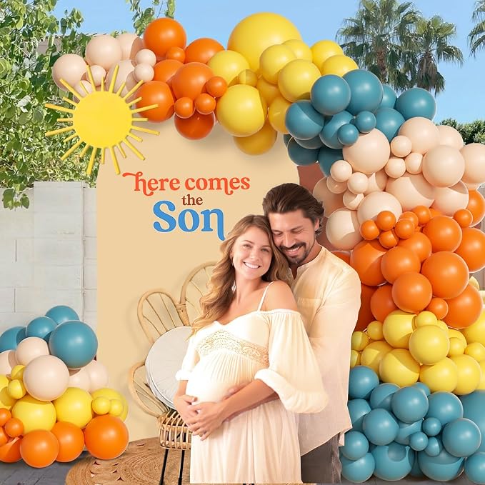 151pcs Here Comes the Sun Balloon Arch - Image 4