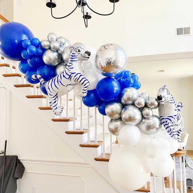 Voircoloria 66pcs Royal Blue Latex Party Balloons, 12inch | - Image 5