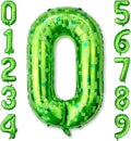 40 Inch Green Pixel Number 0 Balloon, Lime Green Large Foil Number Balloon by Unknown