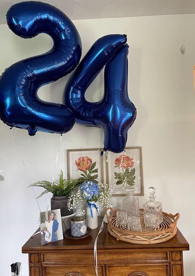 Night Blue Number 4 Balloon 40 inch, 4th Birthday Party Balloons Decorations | - Image 4