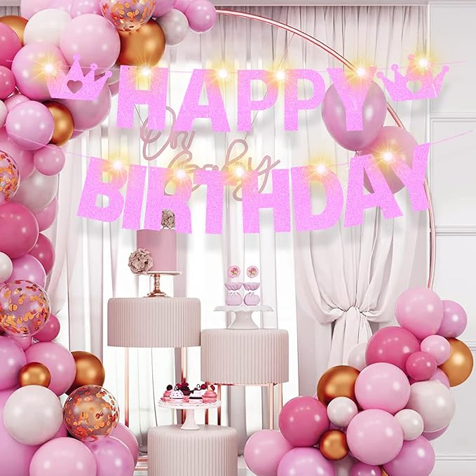 129Pcs DIY Custom Letter Banner Glitter Customizable Banner Kit 0-9 Numbers DIY - Image 6