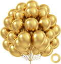 100 Pack Metallic Gold Balloons 12 inch, Baby Shower, Graduation Party by FOTIOMRG