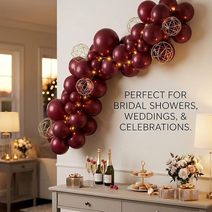 Burgundy Balloons - Image 3