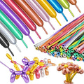 Metallic Multi Long Balloons Premium 260 Twisting Animals Magic Balloons by ZBYDNG