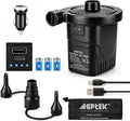 AGPTEK Rechargeable Air Pump, 4000mAh Quick-Fill Inflator Deflator, 3 Nozzles | by AGPTEK