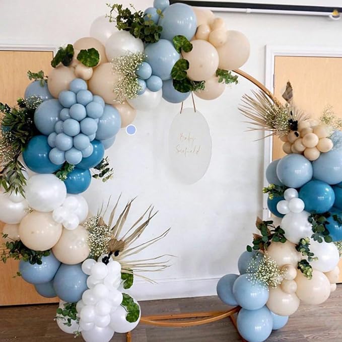 Dusty Blue Balloon Garland Kit - Image 5