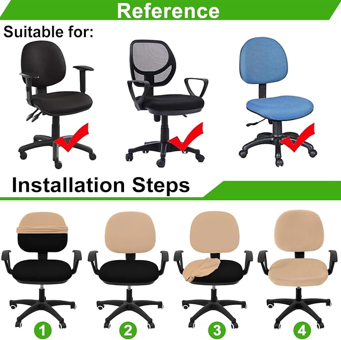 Smiry Office Computer Chair Covers - Image 6