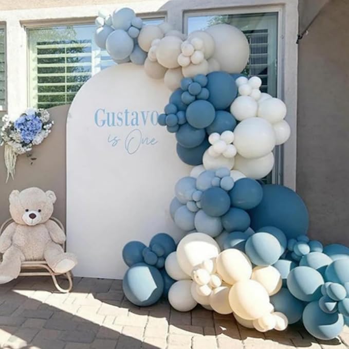 Dusty Blue Balloon Garland Kit by Vztipki