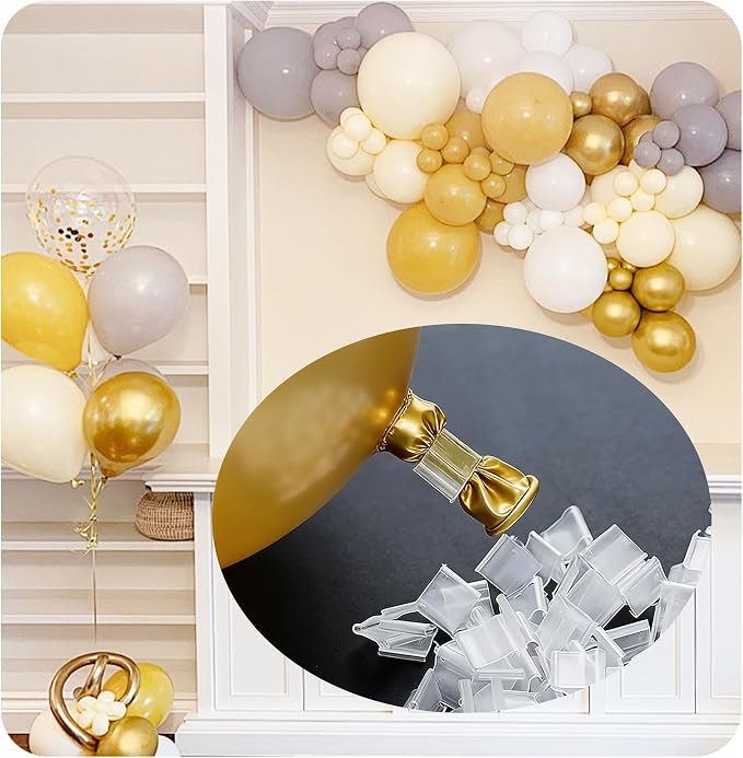 200PCS V-Shaped Transparent Plastic Balloon Clips - Image 5