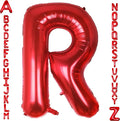 AULE 40 Inch Red R Balloon Letter Foil A-Z Birthday Big Alphabet | Birthday by AULE