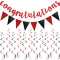 Outus Pre-strung Glitter Congratulations Banner Triangle Flag Banner by Outus