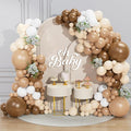 Brown Balloon Garland Arch Kit 156 Pcs Different Sizes 18 12 10 5 Inch Brown by Unknown
