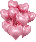 Pink Heart Balloons, 18Inch Pearl Pink Helium Balloon by GRESATEK