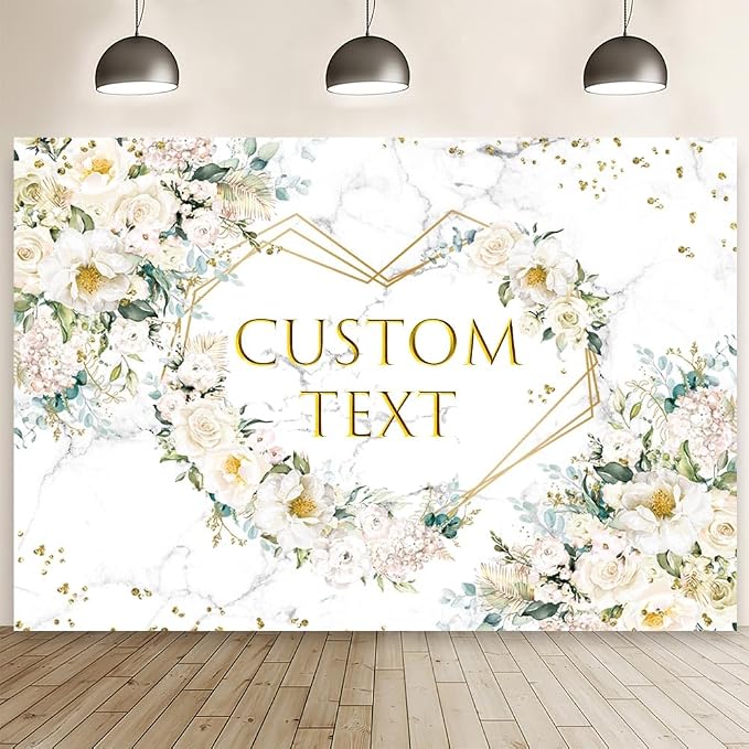 AIBIIN 10x7ft Mr and Mrs Custom Backdrop by AIBIIN