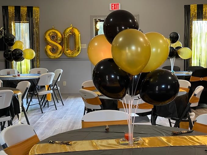 Number Balloons 40 Inch Gold 7 Balloon - Image 3