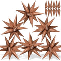 72 PCS Chocolate Color Star Balloons, Big 26 Inch Foil Balloons Explosion by GCTWFYK