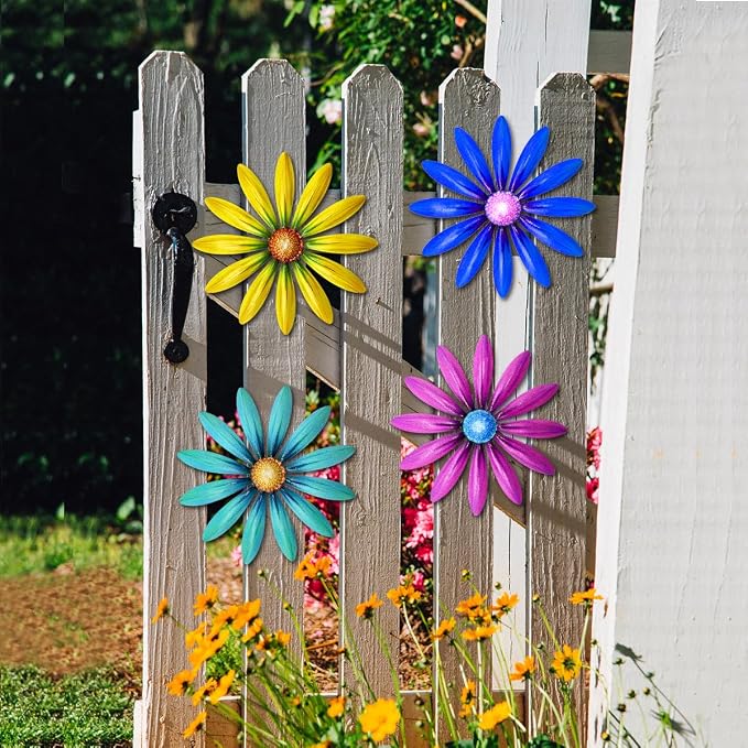 Giyyomtr Metal Flowers Wall Decor - Image 5