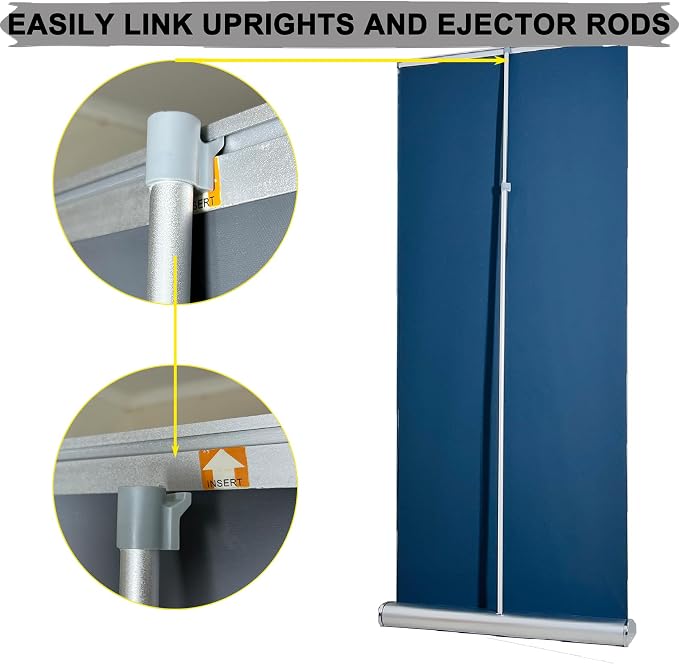 CUSTOM Retractable Banner Stand 33.5"x80" MADE IN USA UV Printing 1-2 DAY - Image 5