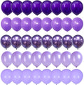 Togvu Purple Balloons, 60 Packs 12 Inch Metallic Chrome Pearl Macaron Light by Togvu