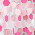 Hot-Pink Rose-Gold Party Decorations Garland - 52ft Wedding Bridal Shower by Panduola