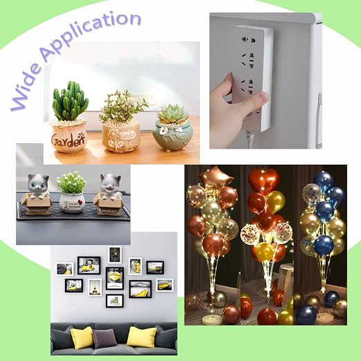 490 Pcs Sticky Tack Double Sided Adhesive Dots Round Putty Clear Stickers No - Image 6