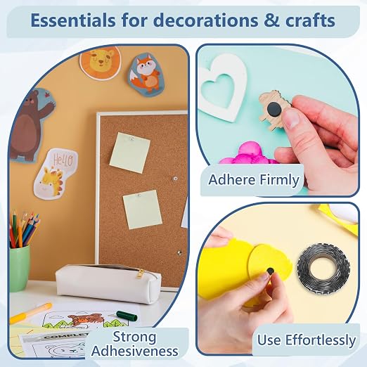 400 PCS 2mm Double Sided Foam Dots 0.4" Foam Round Dots 3D Foam Tape Craft - Image 5